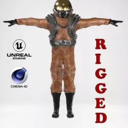 Spacesuit Rigged  3D model