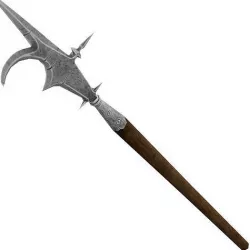 Spear - Halberd Guisarme rig Low-poly 3D model