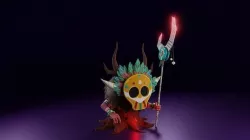 Stylized 3D character SHAMAN 3D model