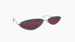 Sunglass G12 Pink Blue - Character Design Fashion Low-poly 3D model