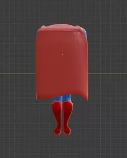 Superman Costume  3D model
