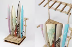 Surfboard Rack 3D model