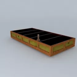 System Aquaponico 07 Aquaponics Growing Beira Mar Pool Plywood 3D model