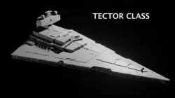 Tector Class Star Destroyer - Star Wars 3D model
