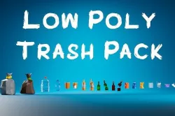 Trash Low Poly 3D Models Low-poly 3D model