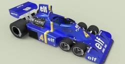 Tyrrell P34 six-wheeler formula 1 3D model