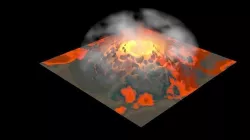 Volcano 3D model