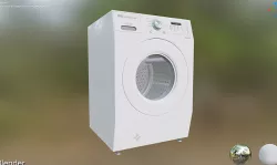 VR Ready - Washer Dryer All in One 3D model