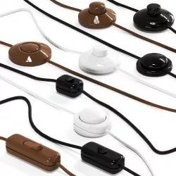 Wire with power button dimmer light switch 3D model