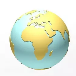 world globe 3D model