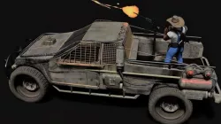 Zombie Truck 3D model