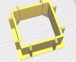 Adjustable molding frame