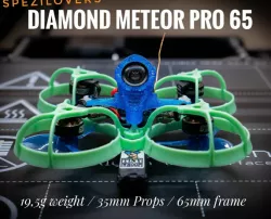 Betafpv Meteor Pro Frame Pusher mod (Sub 20g and 35mm props!!)