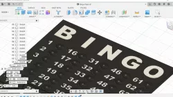 BINGO! Plate / Board / Holder for Bingo balls