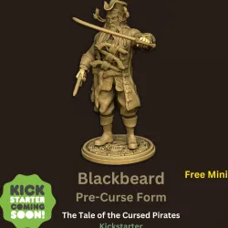 Blackbeard Pirate - From our Upcoming Kickstarter Campaign