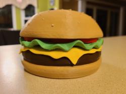 thumbnail image 2 of PU Material Fake Food Decoration Fake Hamburger Model | Realistic Artificial Burger Prop For Display & Photography Artificial Food Prop 2 of 14