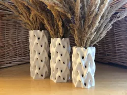Braided Grass Vases