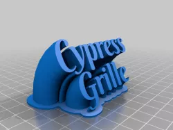 Cypress Grille Nameplate