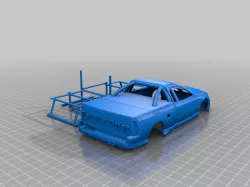 demolition derby car with cage