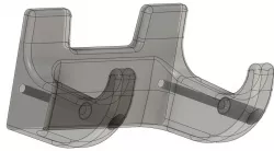 DeWalt DCHT820 Hedge Trimmer wall mount