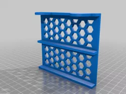 Double Ikea Lack side table drawer set