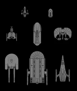 FASA Federation Non-combatants Part 2: Star Trek starship parts kit expansion #23