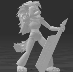 fnaf security breach Roxy rocking n' cracked