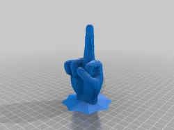 Funny Middle Finger Ring Holder Jewelry Stand