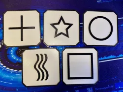 Ghostbusters ESP Card Coasters