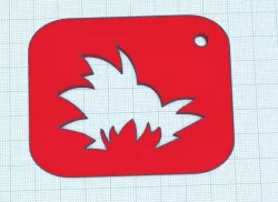Goku keychain