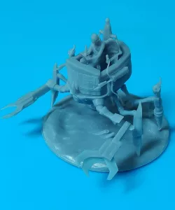 Google Deva Angel Advocate in a Spider Mech miniature