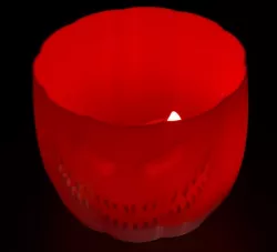 Halloween Pumpkin Candle Vase