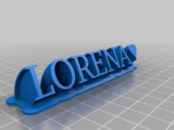 LETRERO LORENA