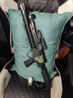 M203 Airsoft to 37mm Flare Launcher