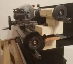 Micro lathe bigger handwheel