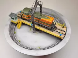 N Scale Working Small Turntable