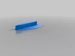 Plastic airplane 