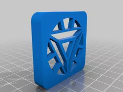 QR Code Cover - Arc Reactor Logo