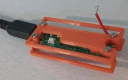 Raspberry Pi Pico accessible cover - cage