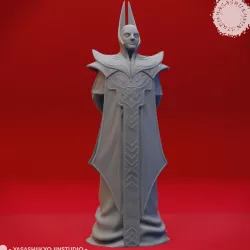 Red Wizard - Tabletop Miniature