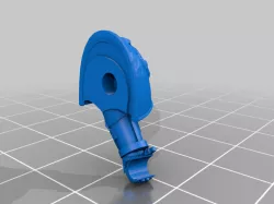 Replacement Grey Knight Terminator arm with Crux Terminatus