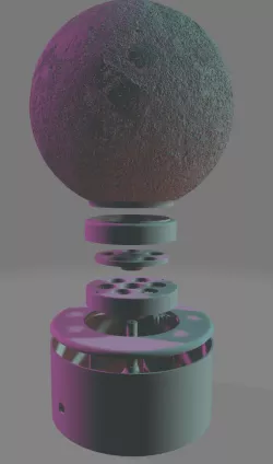 Rotating Moon Lamp