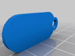 Rough surface tag