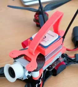 Shark Fin and GPS box for Hyperlite floss frame v1 