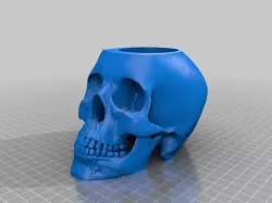 SKULL PLANTER