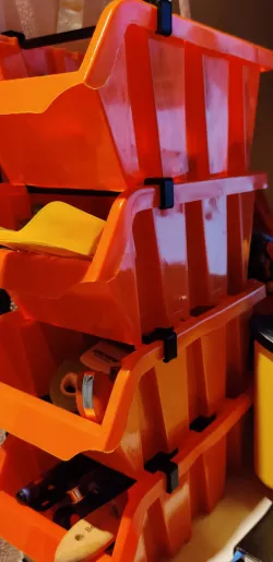Stackable Sorting Bin Stiffener