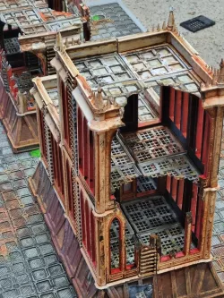 Stackable Underhive 3D Church DAMAGED PARTS