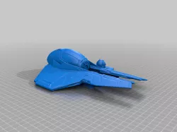Star Wars Jedi Starfighter Interceptor Eta-2