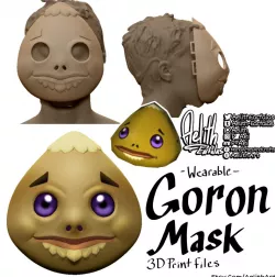 Wearable Goron Mask