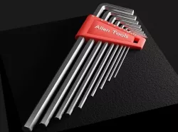 Allen key set - Long flat 3D model